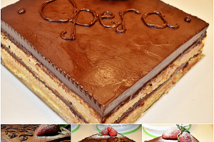 Opera Cake & Crunchy Chocolate & Raisin Bars (OC1)