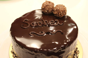 Sacher Torte & Mini Chocolate-Almond Cup Cookies (ST1)