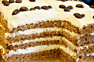 Durian Fudge & Mocha Sliced Cake (DF1)
