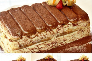 Tiramisu & Chocolate Peanut Slice (TC1)